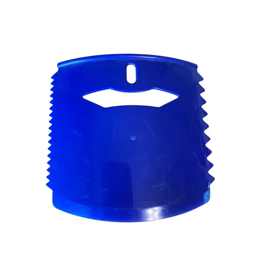 Tupperware Cake Decorator Scraper Tool Made in USA #2333A-4 Blue Vtg Frosting
